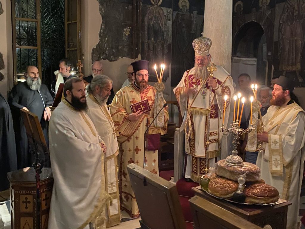 Στη Μονή Πετράκη εόρτασε τα ονομαστήριά του ο Επίσκοπος Επιδαύρου Νικόδημος