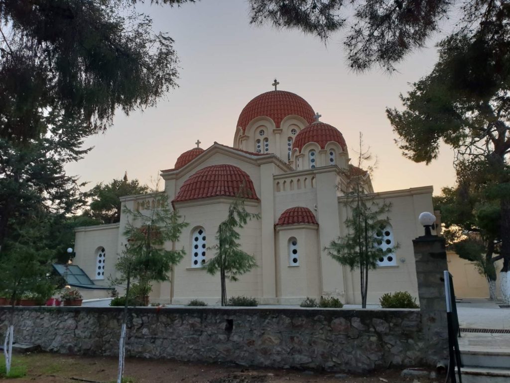 Αγρυπνία για τη Μεταμόρφωση του Σωτήρος στο Σιμωνοπετρίτικο Μετόχι της Αναλήψεως στον Βύρωνα