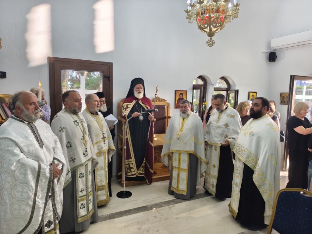 Εσπερινός Αγίας Ειρήνης της Χρυσοβαλάντου στο Μοναστηράκι Ηρακλείου