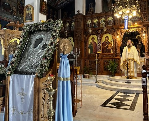 Η εορτή της Αγίας Χριστίνης και του Αγίου Θεοφίλου στην Αιδηψό