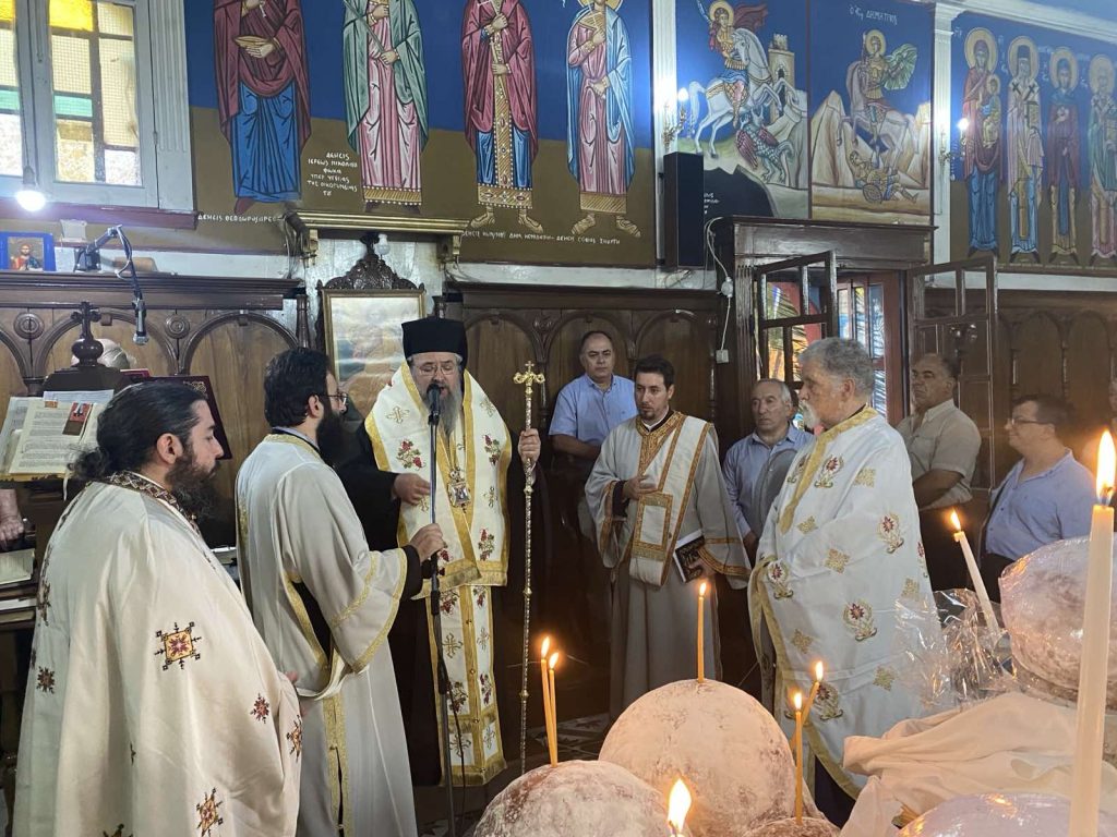 Ο Πανηγυρικός Εσπερινός της Αγίας Μαρίνης στον ομώνυμο Ιερό Ενοριακό Ναό στον Πόρο Λευκάδος
