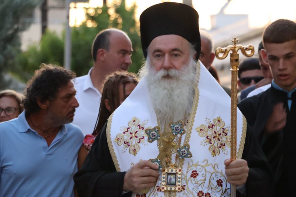 H μνήμη της Αγίας Μεγαλομάρτυρος Παρασκευής στην Ιερά Μητρόπολη Κορίνθου
