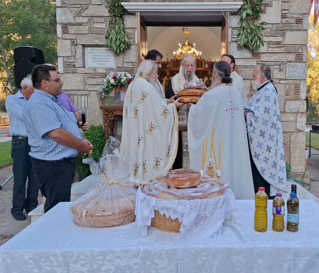 Αρχιερατικός Εσπερινός Αγίων Κηρύκου και Ιουλίτης στην ΑΓΕΤ Αλιβερίου