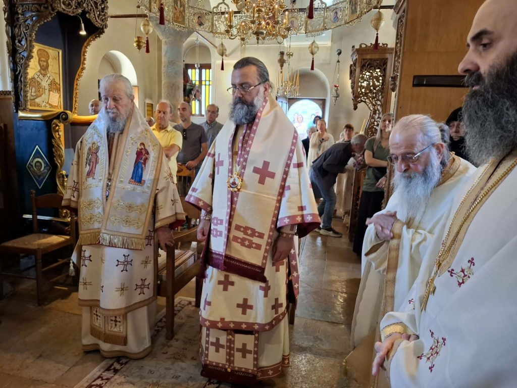 Αρχιερατικό Συλλείτουργο στην Ιερά Μονή Μεταμορφώσεως του Σωτήρος Κύμης