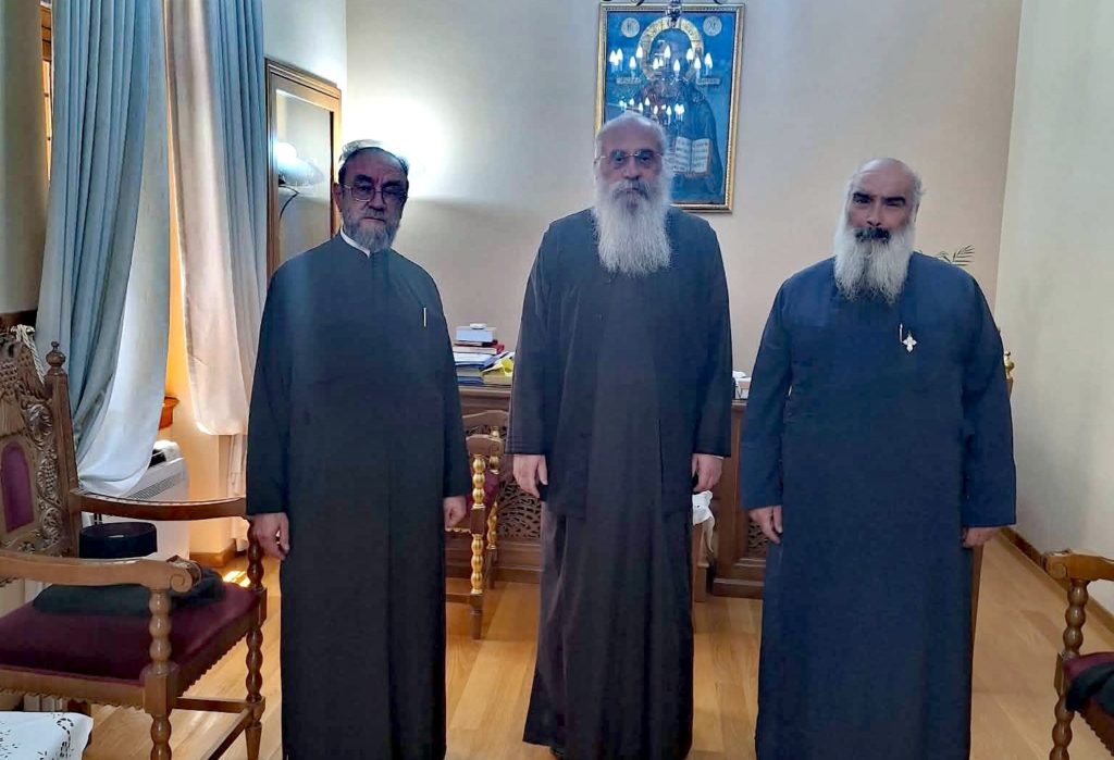Ο Πρόεδρος και ο Αντιπρόεδρος του ΙΣΚΕ στον Μητροπολίτη Μαντινείας