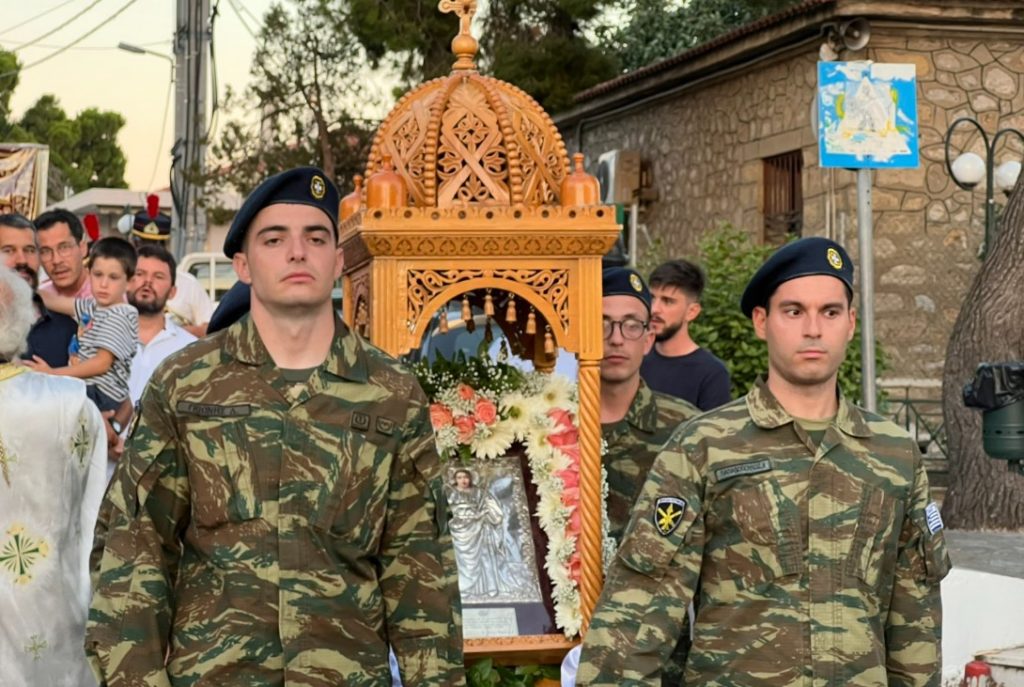 Η ανάμνηση του θαύματος της Αγίας Βαρβάρας στο Πολυδένδρι Ωρωπού