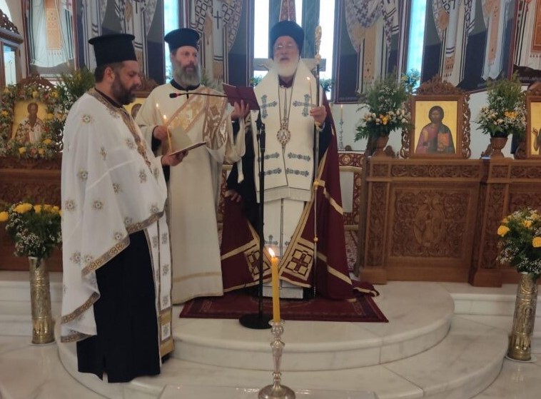 Μεθέορτος Εσπερινός στον πανηγυρίζοντα Ιερό Μητροπολιτικό Ναό Αγίου Ανδρέα Αρχιεπισκόπου Κρήτης στο Αρκαλοχώρι