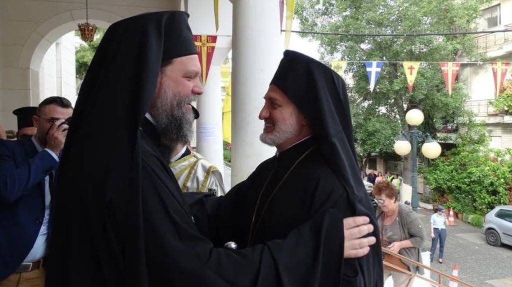Ο Αμερικής Ελπιδοφόρος στον Άγιο Στέφανο Ν. Ιωνίας για τα 100 χρόνια του Ιερού Ναού