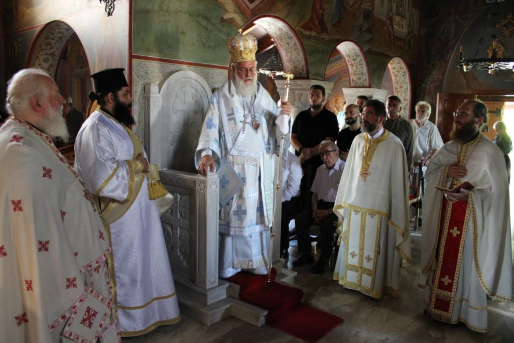 Στην Ιερά Μονή Νέου Στουδίου για την Κυριακή των Πατέρων ο Ιλίου Αθηναγόρας