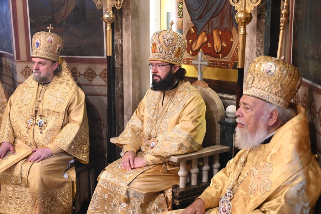 Ο Βολοκολάμσκ Αντώνιος στην πανήγυρη του Σερβικού Μετοχίου στη Μόσχα