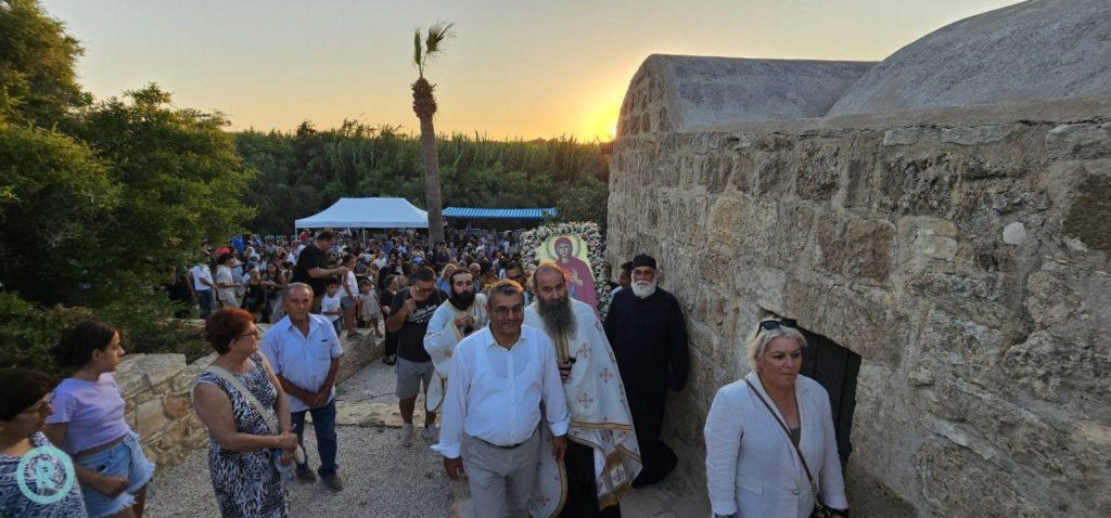 «Ζωντάνεψαν» και πάλι οι μνήμες στην βυζαντινή εκκλησία της Αγίας Μαρίνας στη νεκρή ζώνη