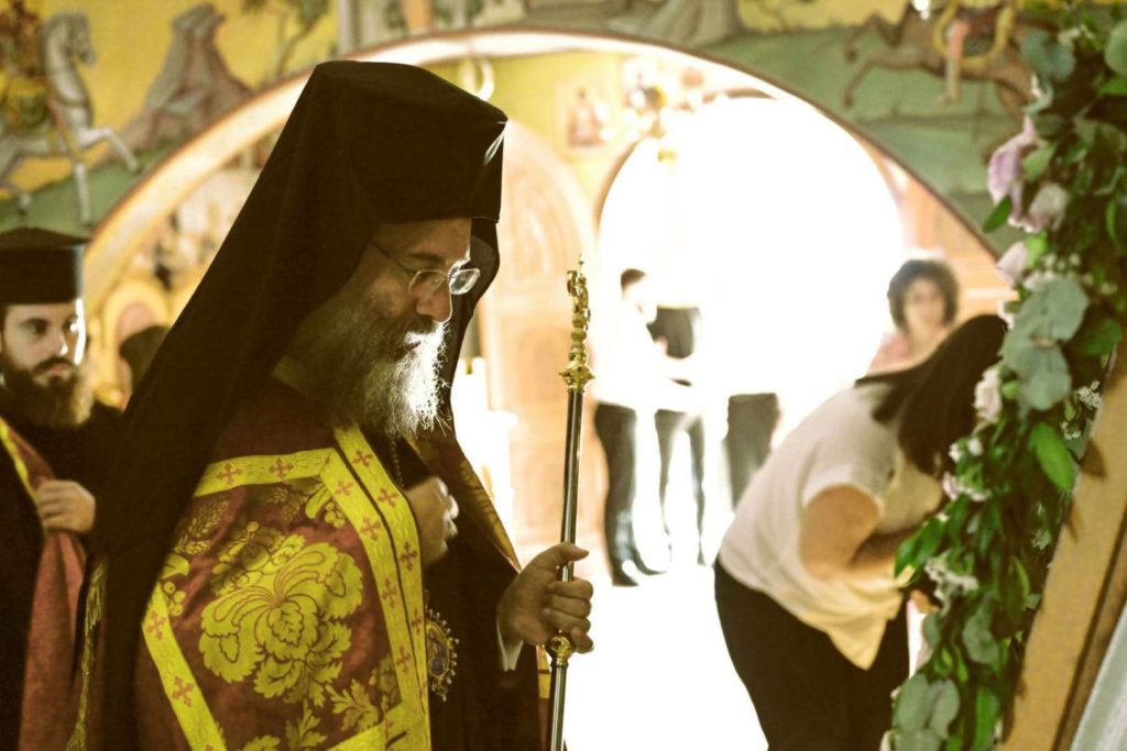O Ρεθύμνης και Αυλοποτάμου Πρόδρομος στην Πανήγυρι της Μονής της μετανοίας του