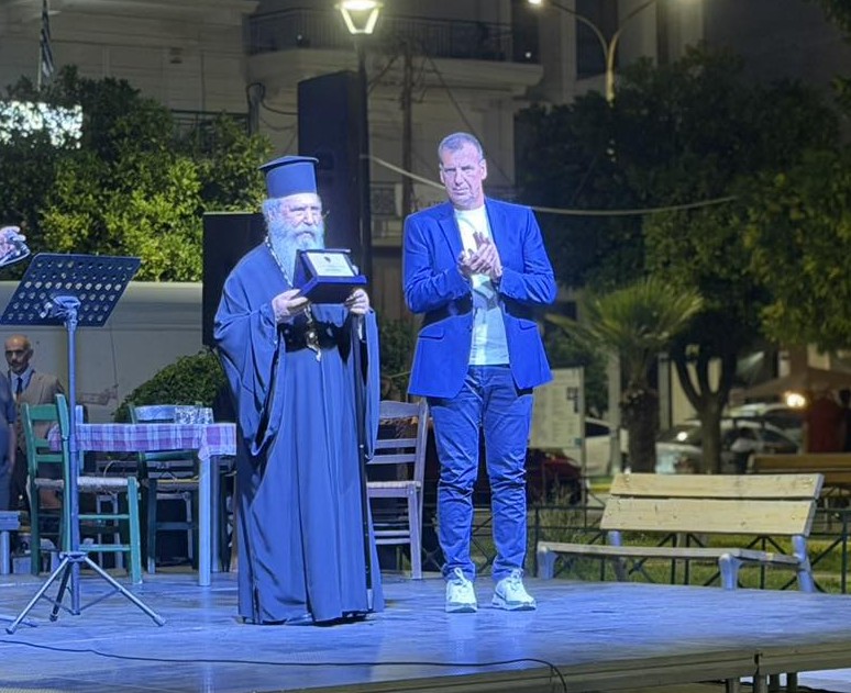 Ο Σύλλογος Αποδήμων και Επαναπατρισθέντων Λακώνων τίμησε τον Σπάρτης Ευστάθιο