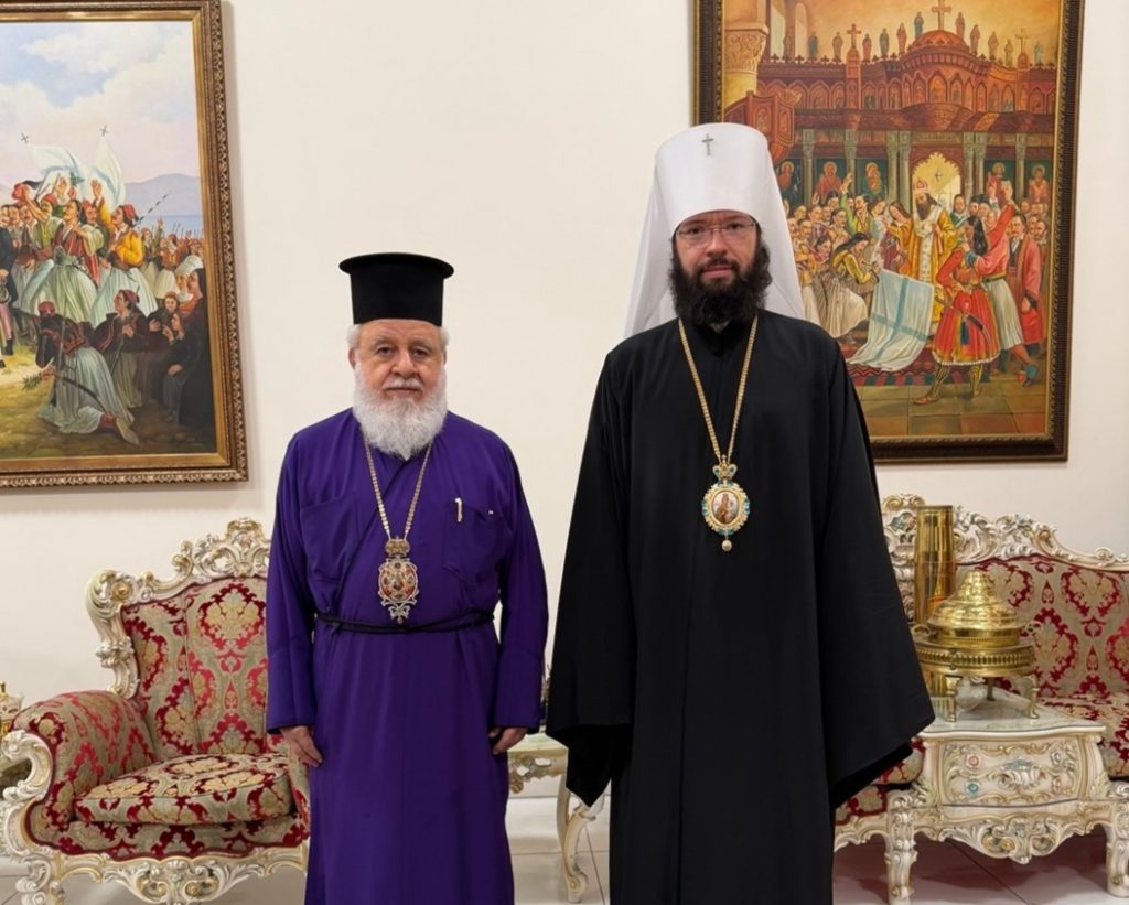 Ο Μητροπολίτης Βολοκολάμσκ συναντήθηκε με ιεράρχες της Εκκλησίας της Κύπρου
