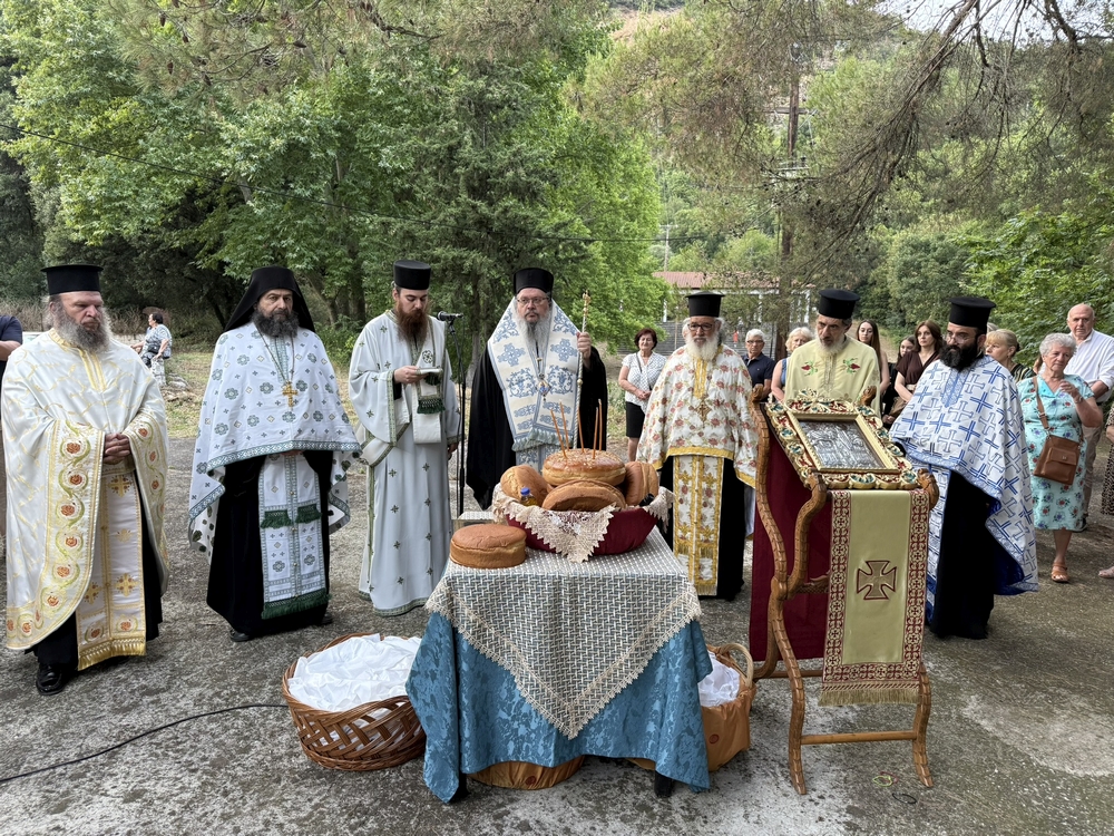 Στην πανήγυρη της Ιεράς Μονής Αγίων Αναργύρων Αγιάς ο Λαρίσης Ιερώνυμος