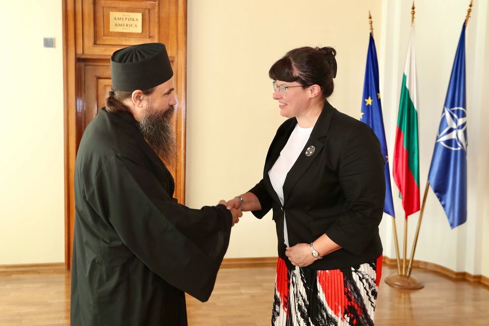Ο Καθηγούμενος της Μονής Ζωγράφου στο Βουλγαρικό Υπουργείο Εξωτερικών