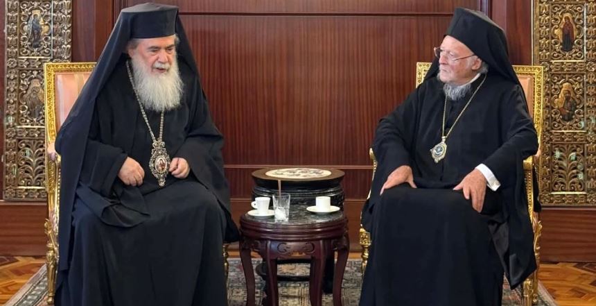 The Patriarch of Jerusalem visits the Ecumenical Patriarchate