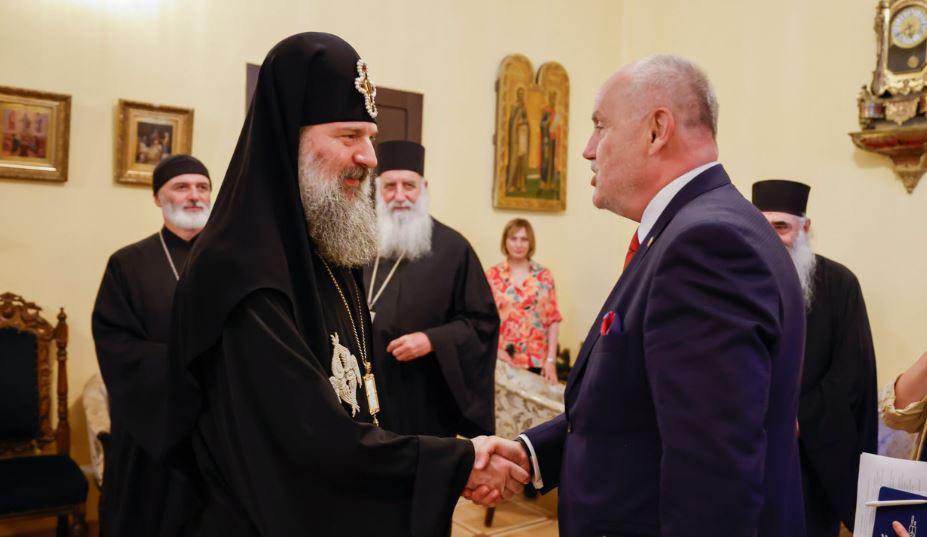 სრულიად საქართველოს კათოლიკოს-პატრიარქი ჩეხეთის ელჩს შეხვდა