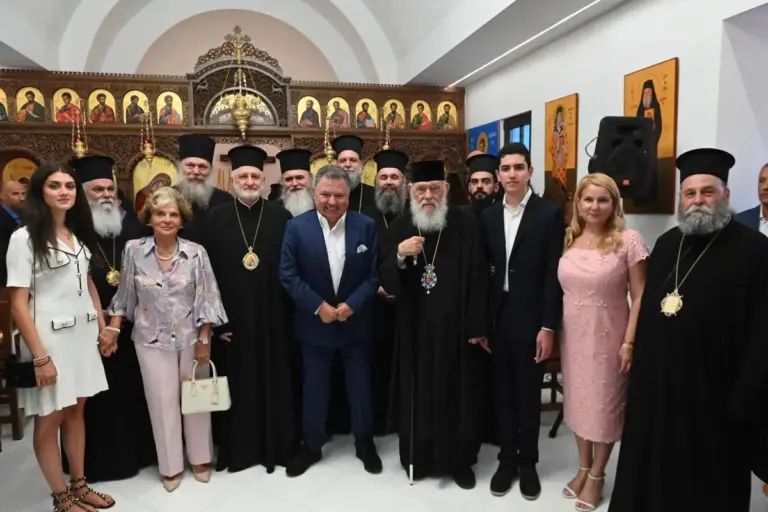 Ο Μητροπολίτης Φλωρίνης στα θυρανοίξια του Ιερού Ναού του Αγίου Παϊσίου στην Καβάλα