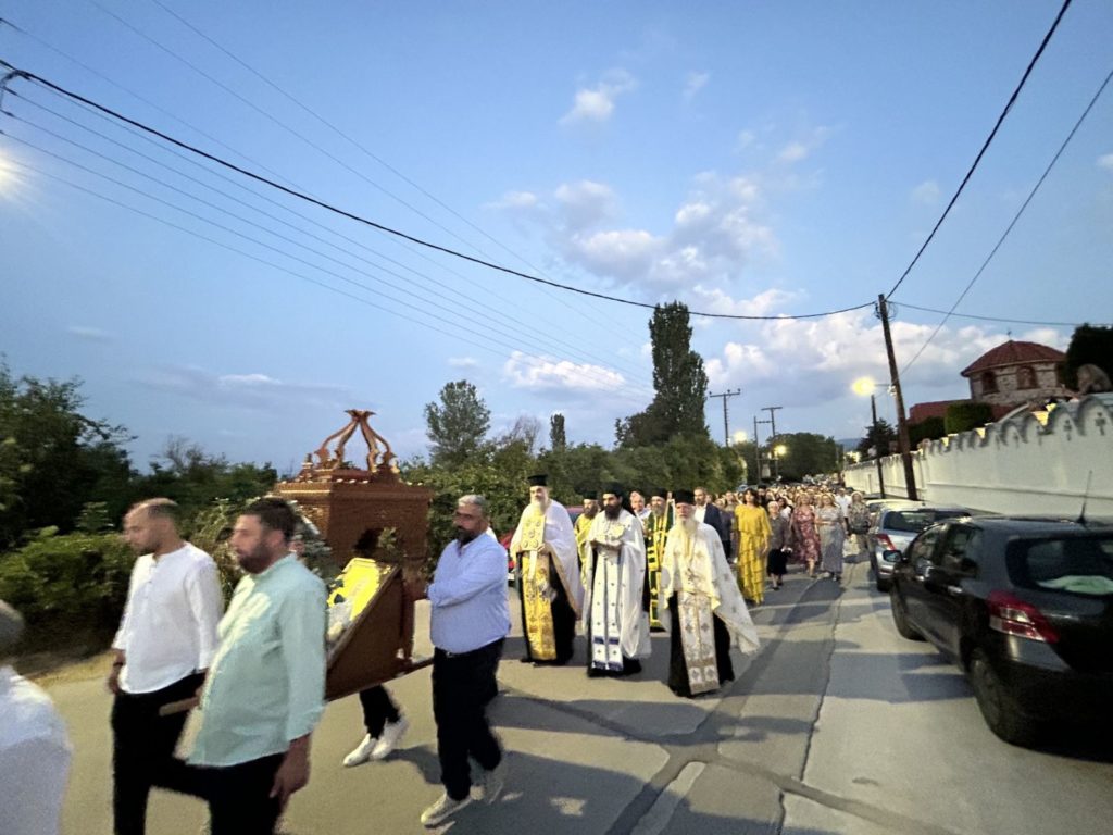 Ο Αρχιερατικός Εσπερινός της Οσίας Μακρίνας στη Φλώρινα