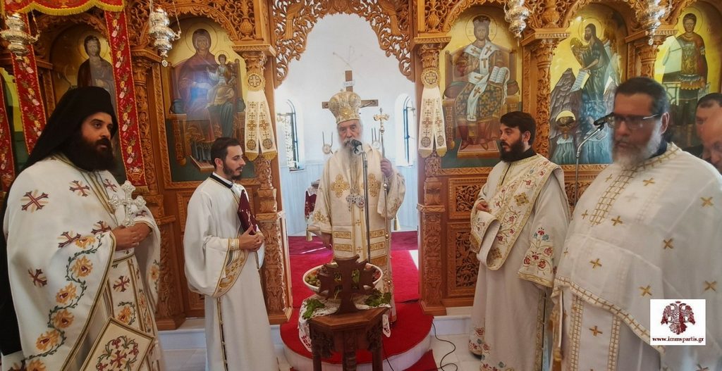 Αρχιερατική Θεία Λειτουργία για την επέτειο εγκαινίων του Ι.N. Αγίου Τρύφωνος Πισταμάτων Λαμπόκαμπου