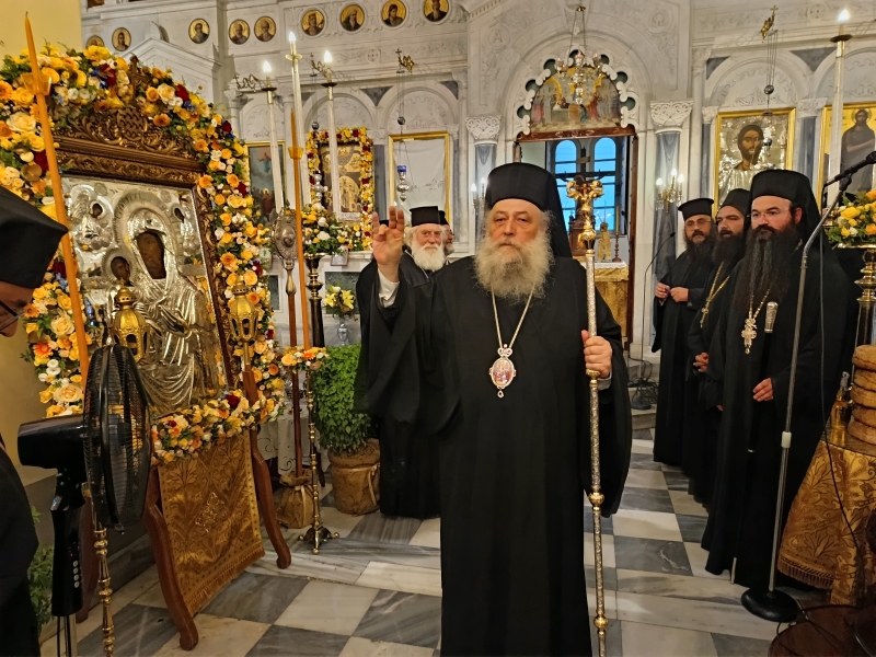 Η εορτή της Αποδόσεως της Κοιμήσεως της Θεοτόκου στη Νάουσα Πάρου