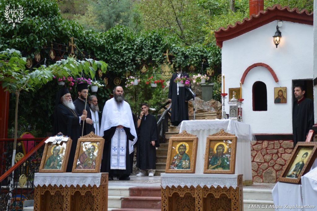 Ο Νεαπόλεως Βαρνάβας στον Ι. Ν. Αγίας Παρασκευής Παλαιοκάστρου