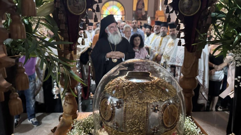 The Precious Skull of the Holy Apostle Titus in Messara