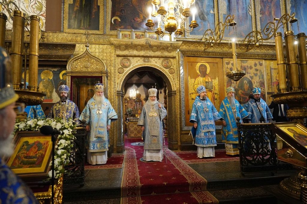 Патриаршая проповедь в праздник Успения Пресвятой Богородицы после Литургии в Успенском соборе Московского Кремля
