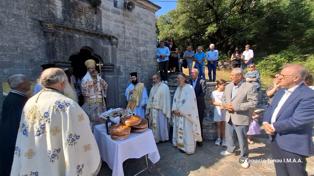 Ο Αιτωλίας Δαμασκηνός στον Αργυρό Πηγάδι του Θέρμου