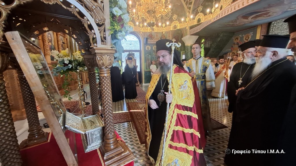 Ο Εσπερινός του Αγίου Κοσμά του Αιτωλού στη γενέτειρα του στο Θέρμο Αιτωλοακαρνανίας
