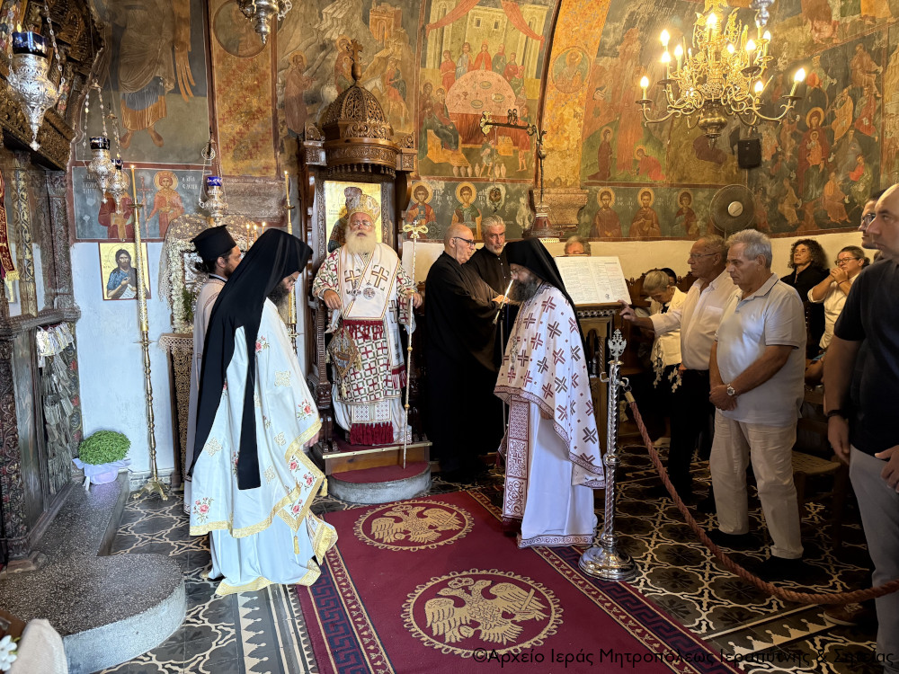 Η εορτή της Κοιμήσεως της Θεοτόκου στην παλαίφατη Ιερά Μονή Παναγίας Φανερωμένης Ιεράπετρας