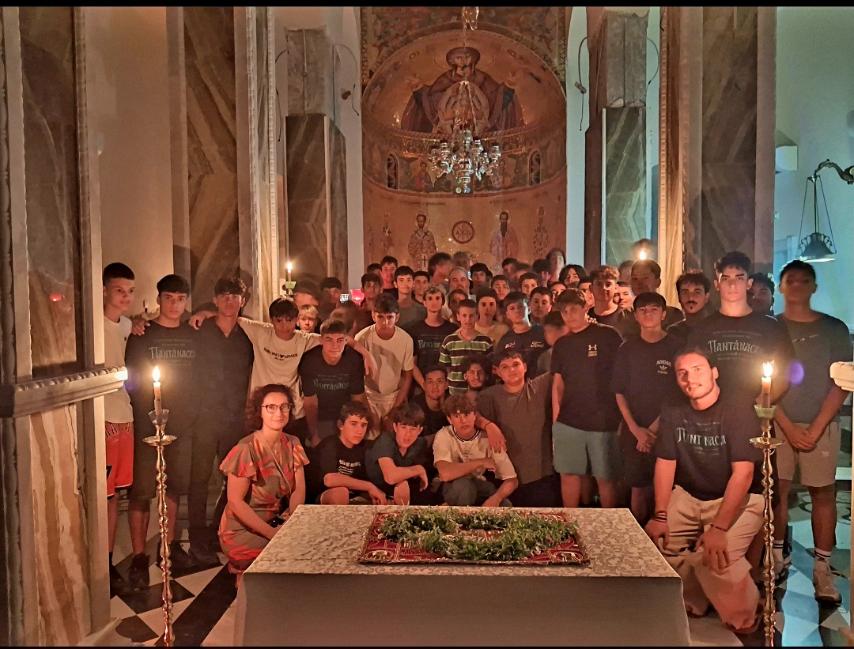 Η Απόδοση της εορτής της Κοιμήσεως της Θεοτόκου στην κατασκήνωση της Μητροπόλεως Κερκύρας