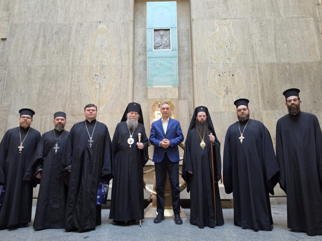 Ιεράρχες των Πατριαρχείων Μόσχας και Βουλγαρίας υποδέχθηκε ο Δήμαρχος Μπουργκάς