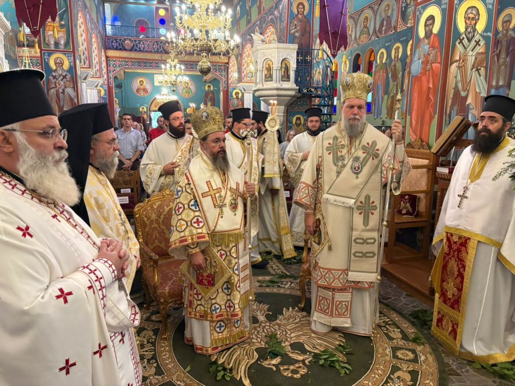 Δισαρχιερατική Θεία Λειτουργία για την Αποτομή της Τιμίας Κεφαλής του Αγίου Ιωάννου του Προδρόμου στη Ν. Φιλαδέλφεια