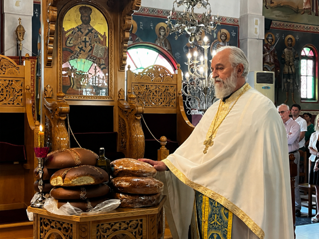 Εορτάσθηκε η μνήμη του Αγίου Φαντίνου στα Λ. Αιδηψού