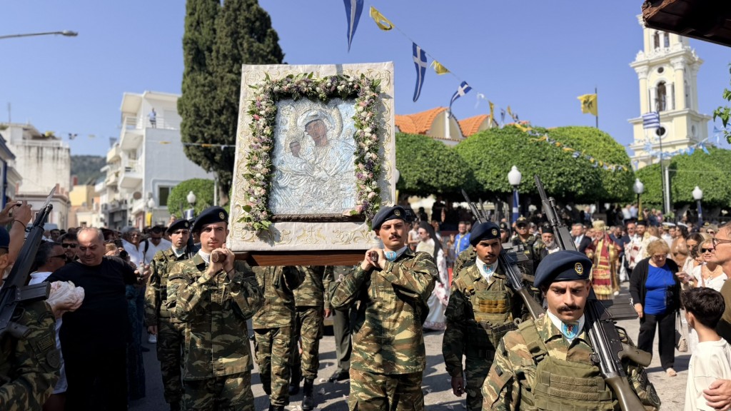Η εορτή της Κοιμήσεως της Θεοτόκου στην Ιερά Μητρόπολη Ρόδου