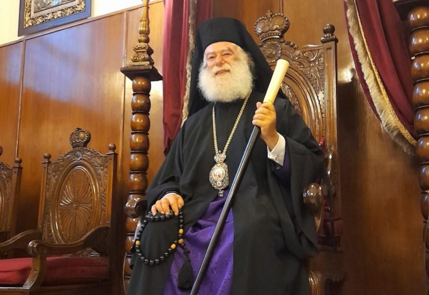 Στο Ελληνικό Κοιμητήριο Αλεξανδρείας ο Πατριάρχης Θεόδωρος για τα Εννιάμερα της Παναγίας