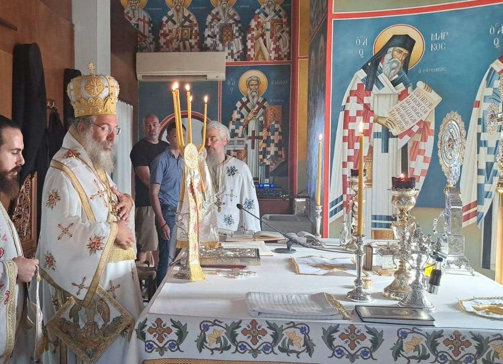 Ο Μητροπολίτης Ρεθύμνης στην Ιερά Μονή Αγίας Αναστασίας της Ρωμαίας