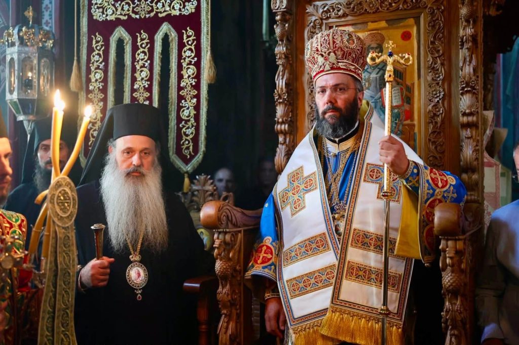 Οι Μητροπολίτες Αυστρίας και Σταγών στην πανηγυρίζουσα Ιερά Μονή Μεταμορφώσεως του Σωτήρος Μεγάλου Μετεώρου