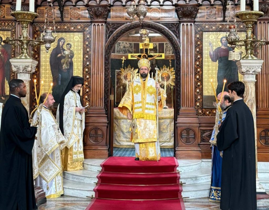 Ο Ανδίδων Ισίδωρος στον Καθεδρικό Ναό της Αγίας Σοφίας στο Λονδίνο