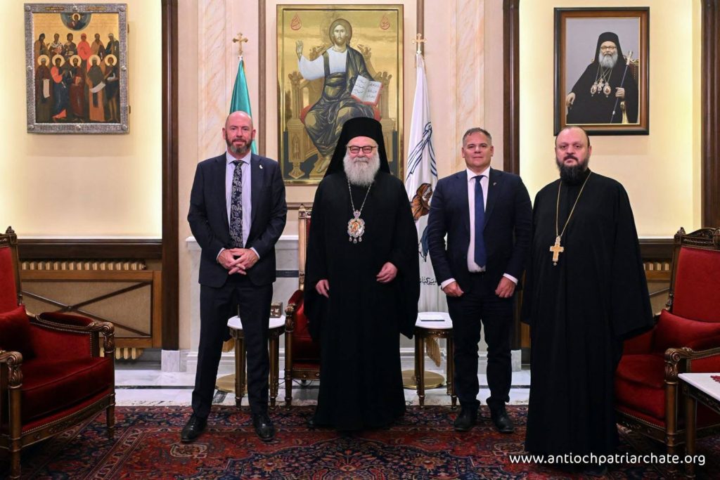 Συνάντηση Πατριάρχη Αντιοχείας με Βρετανούς αξιωματούχους