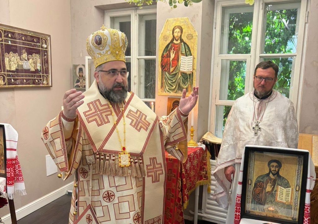 Αρχιερατική Θεία Λειτουργία στη Λευκορωσόφωνη ενορία στο Βίλνιους