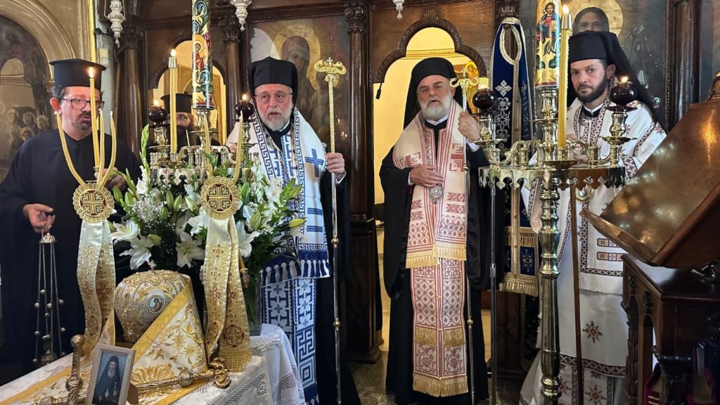6μηνο μνημόσυνο μακαριστού Μητροπολίτου πρώην Γάνου και Χώρας Αμφιλοχίου