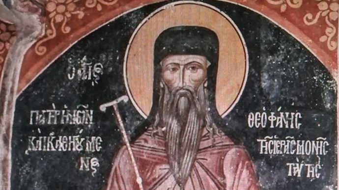 Ο Όσιος Θεοφάνης σώζει την Νάουσα από θανατικό