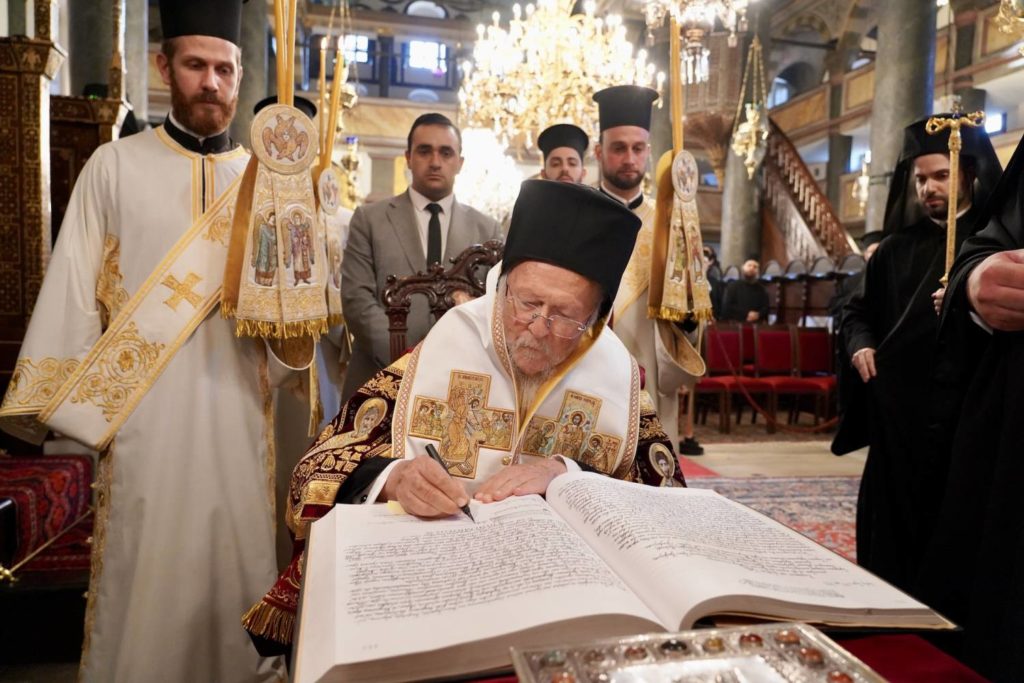 Phanar: Meeting of the Holy and Sacred Synod and Signing of Acts of Canonisation