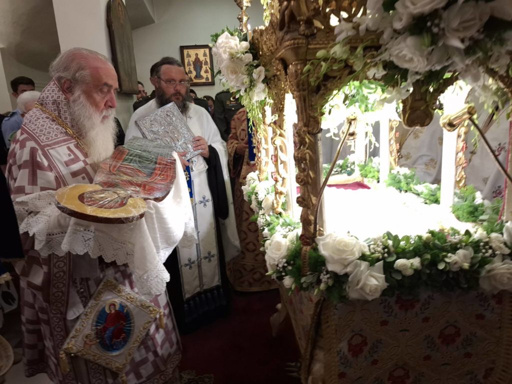 Ο εορτασμός της Κοιμήσεως της Θεοτόκου στην Ιερά Μητρόπολη Σάμου