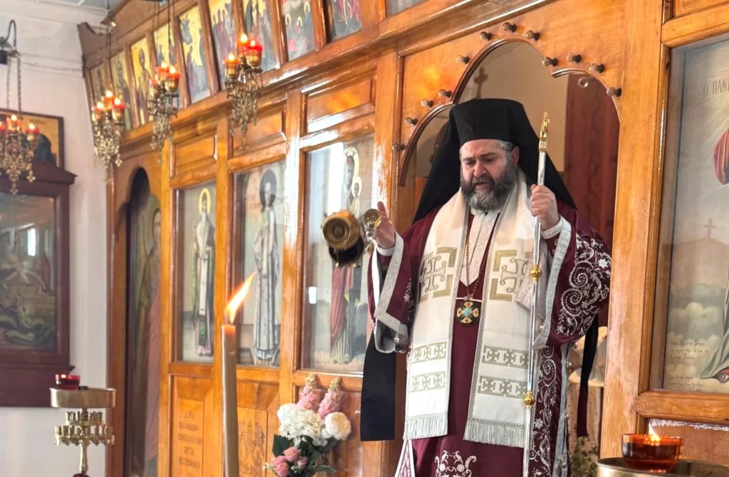 Ο Επίσκοπος Βρισβάνης στην εορτάζουσα Ενορία Αγίου Στεφάνου Home Hill