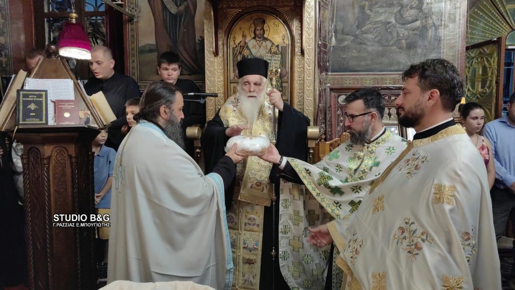 Η εορτή της Κοιμήσεως της Θεοτόκου στην Άρια Ναυπλίου