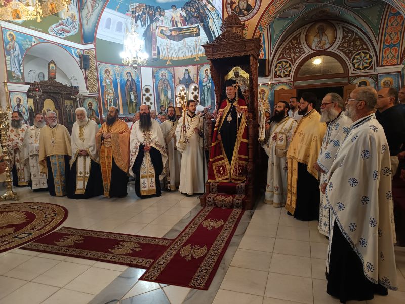 Πανηγυρικός Εσπερινός για τον Όσιο Αρσένιο στην Πάρο